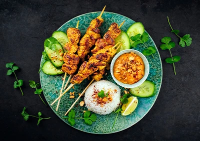 Satay-Chicken-Skewers